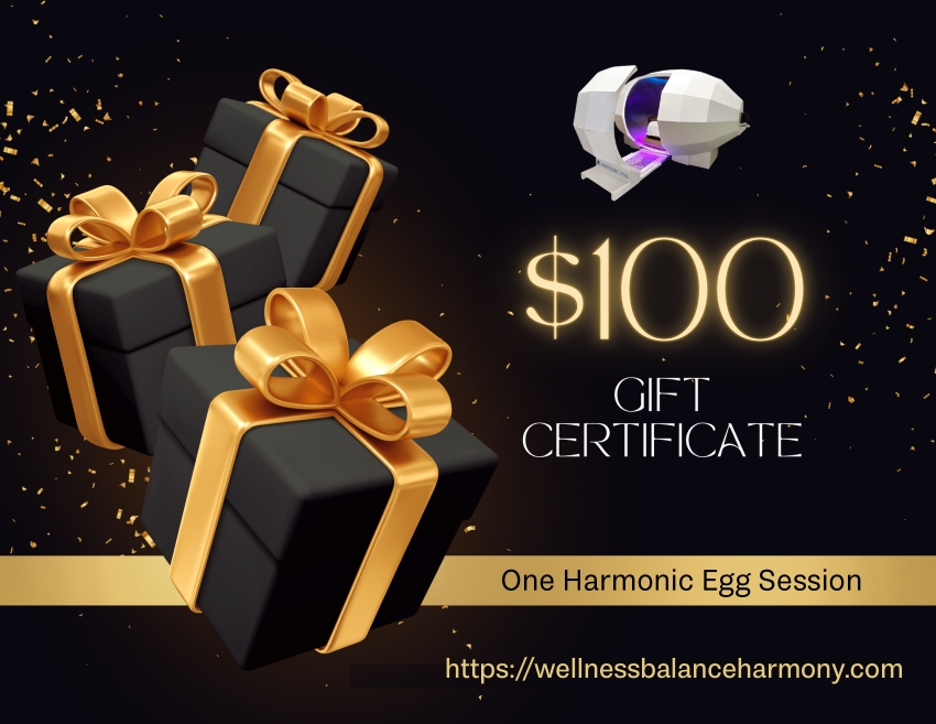 Harmonic Egg Gift Certificate from Wellness Balance Harmony