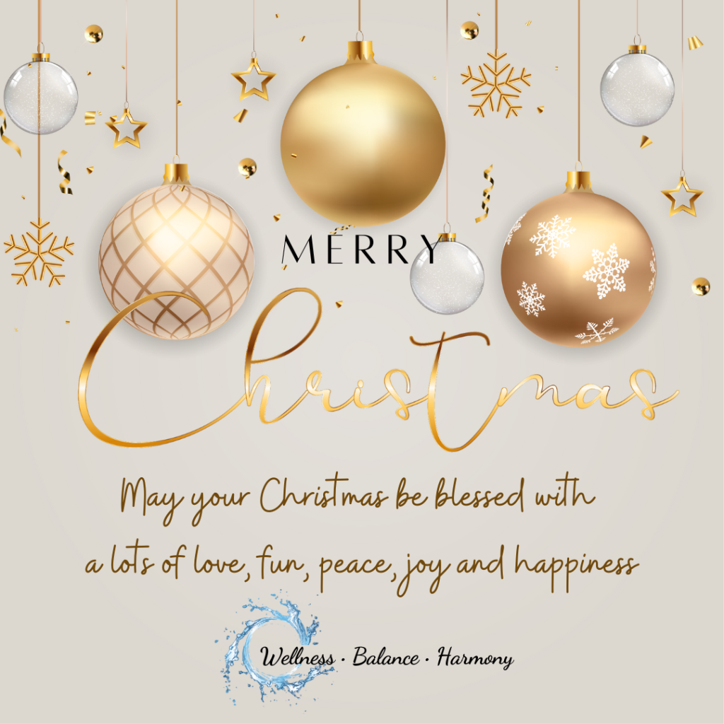 Christmas Greetings from Wellness Balance Harmony