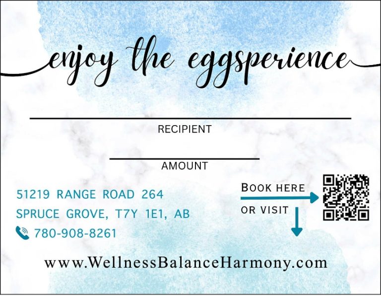 Gift Card Wellness Balance Harmony